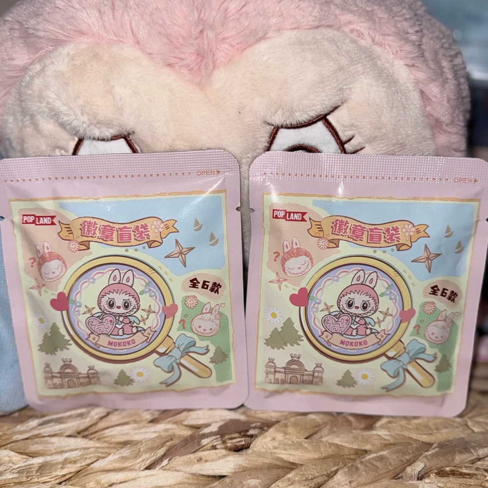 POP MART POP LAND Finding Mokoko Pin Blind Bags (Set of 2) Sealed | Authentic